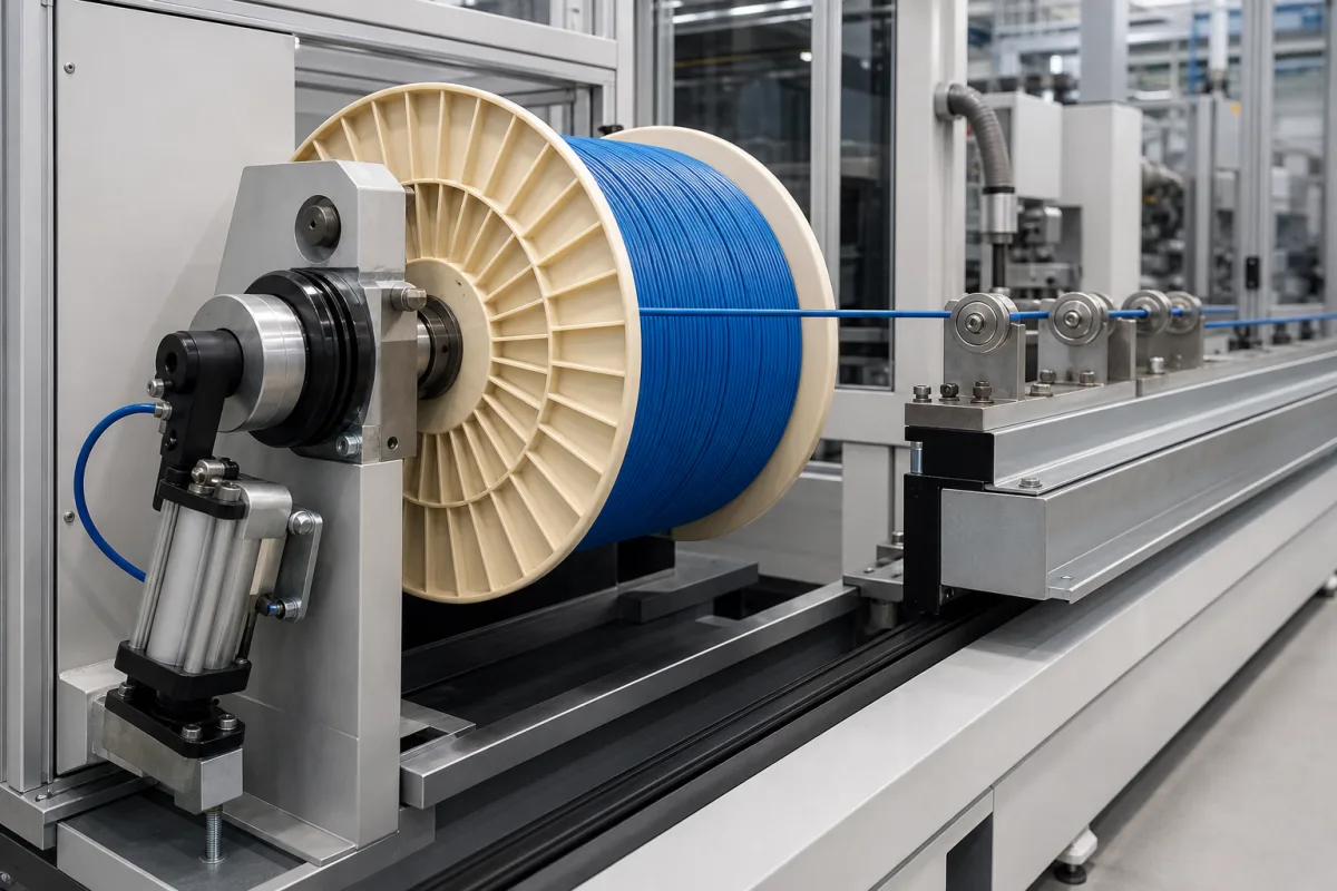 Spannungsbremse/Stellantrieb in einer industriellen Fertigungsumgebung