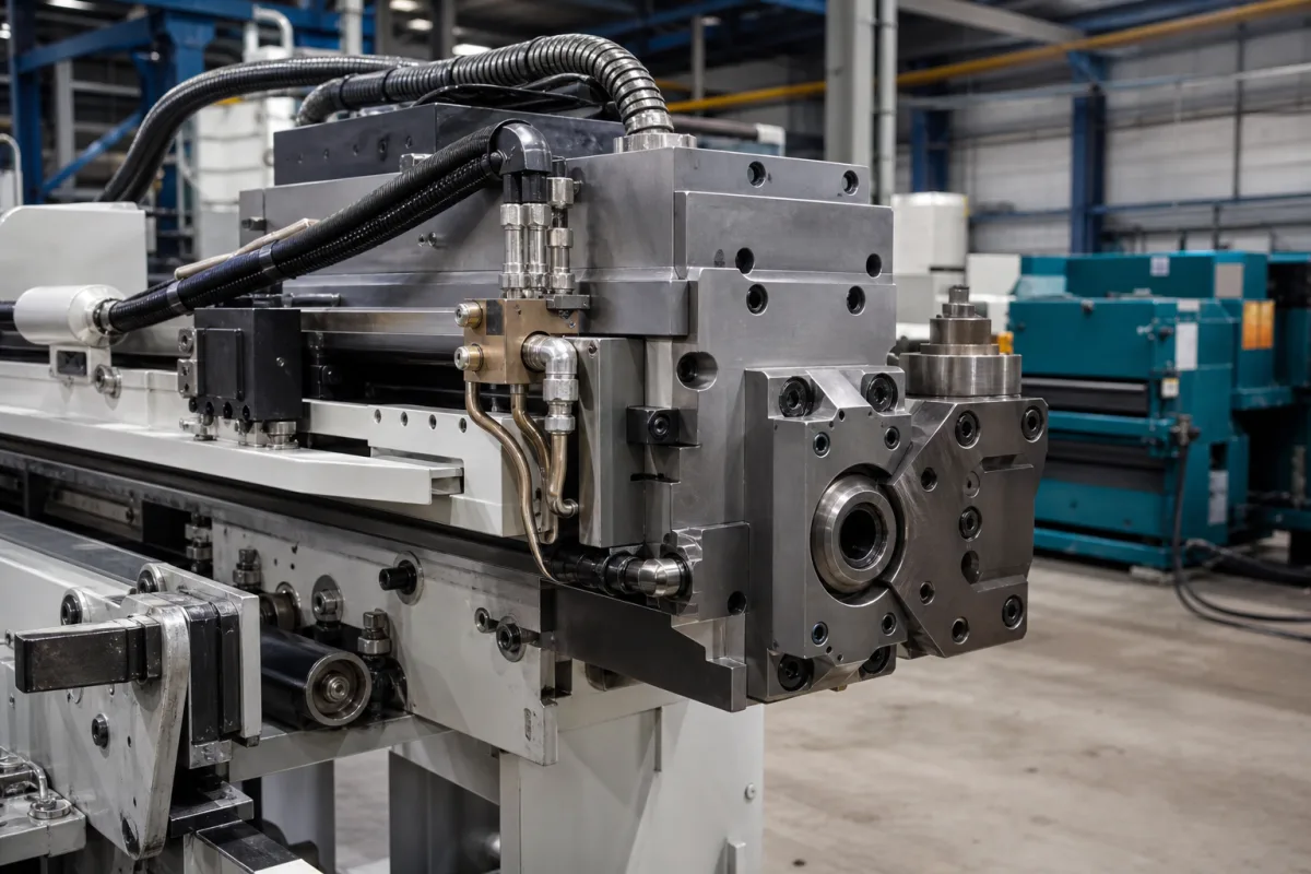 Anschlusskopf in einer industriellen Fertigungsumgebung