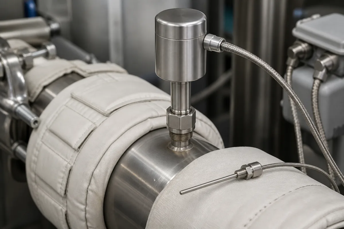 Thermoelement / RTD-Sensor in einer industriellen Fertigungsumgebung