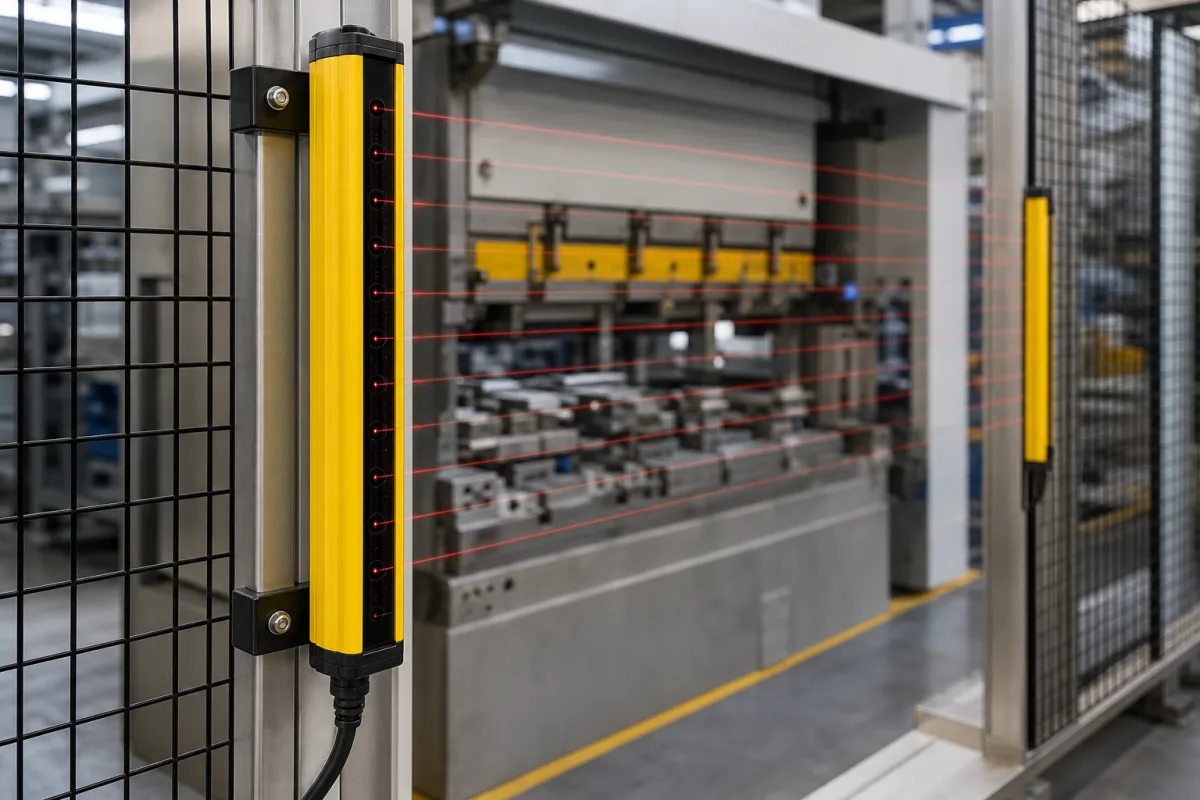 Sendereinheit in einer industriellen Fertigungsumgebung