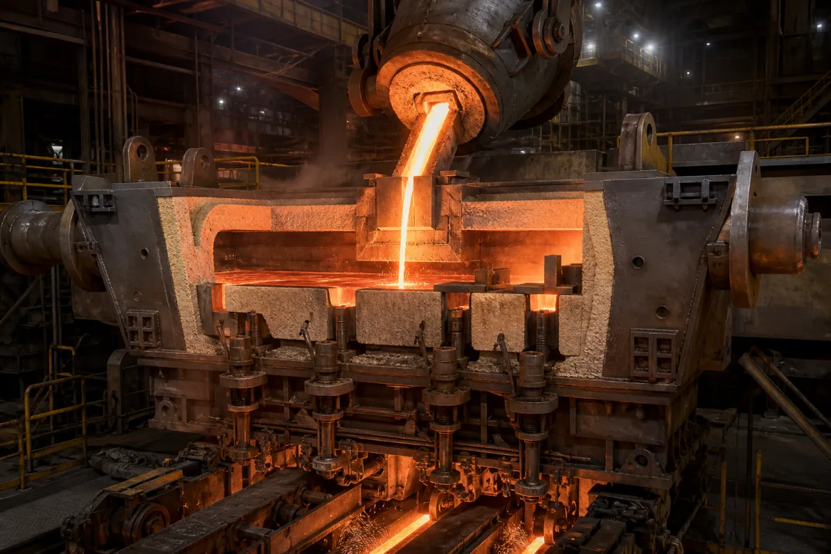 Tundish in a manufacturing environment