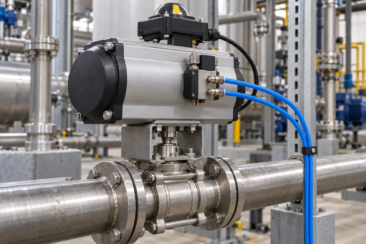 Valve Actuator in a manufacturing environment