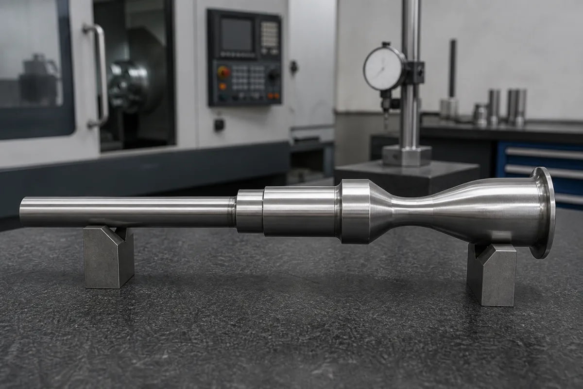 Ventilkegel in einer industriellen Fertigungsumgebung