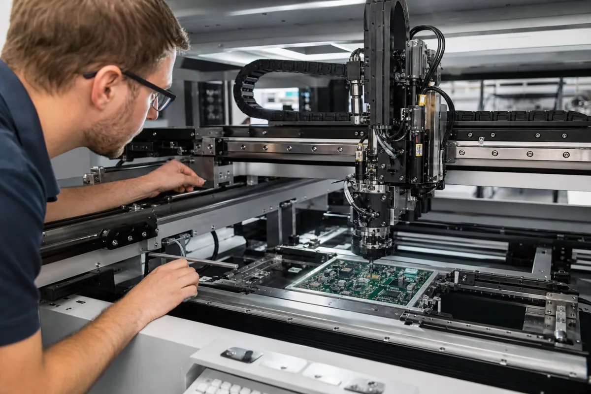 XY-Bewegungssystem in einer industriellen Fertigungsumgebung